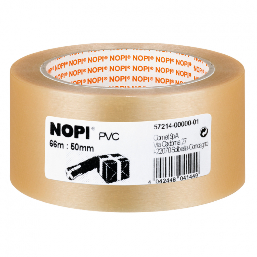 NOPI Packband 57214-00000 50mmx66m PVC transparent,