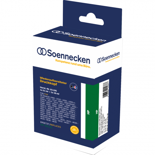 Soennecken Tintenpatrone 81195 wie HP 301XL 2 St./Pack., - 101278199