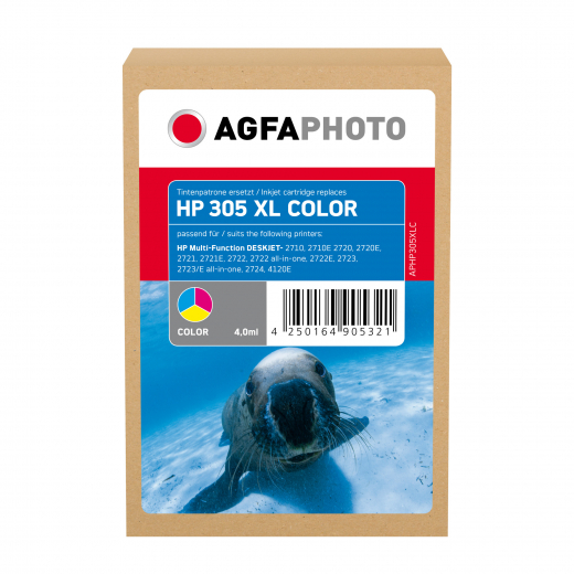 AgfaPhoto Tintenpatrone APHP305XLC wie HP 3YM63AE 305XL c/m/y,