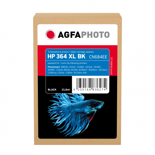 AgfaPhoto Tintenpatrone APHP364B XLDC wie HP CN684EE sw, - 101497590