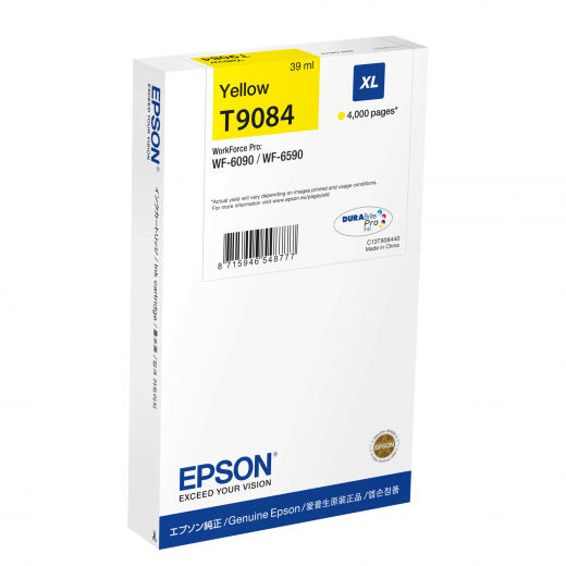 Epson Tintenpatrone C13T90844N T9084 4.000Seiten gelb, - 101676810