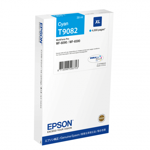 Epson Tintenpatrone C13T90824N T9082 4.000Seiten cyan, - 101676850