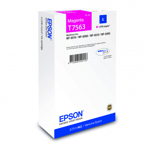 Epson Tintenpatrone C13T75634N T7563 1.500S magenta, - 101676930