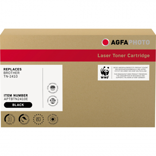 AgfaPhoto Toner APTBTN2410E wie Brother TN-2410 schwarz, - 102059190