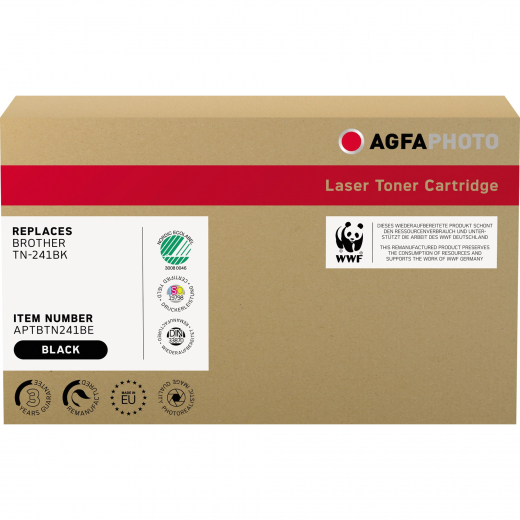 AgfaPhoto Toner APTBTN241BE wie Brother TN-241BK schwarz, - 102059290