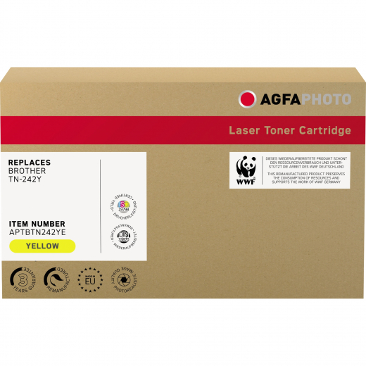 AgfaPhoto Toner APTBTN242YE wie Brother TN-242Y gelb, - 102059510