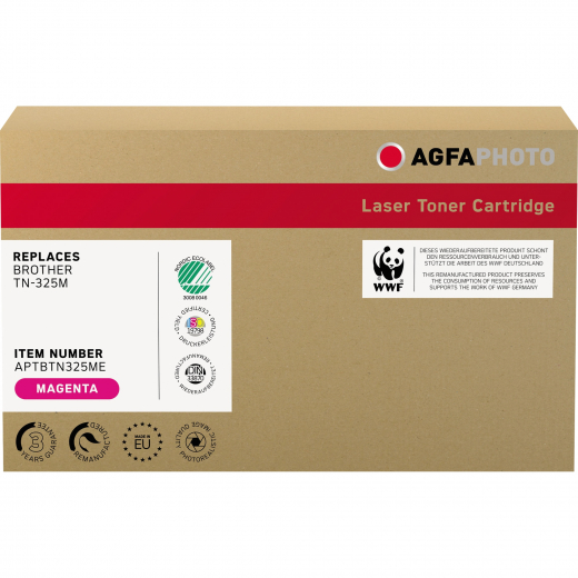 AgfaPhoto Toner APTBTN325ME wie Brother TN-325M magenta, - 102060430