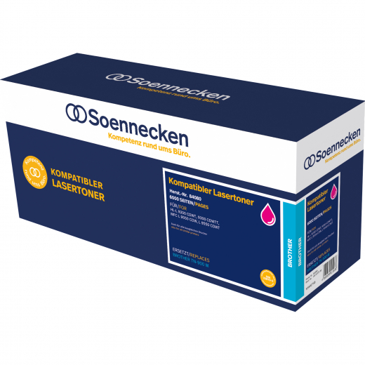 Soennecken Toner 84080 wie Brother TN900M magenta, - 102107730