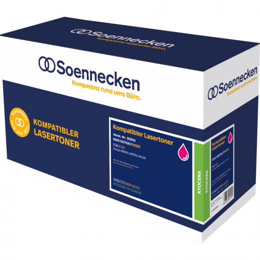 Soennecken Toner 85054 wie Kyocera TK-5140M magenta, - 102107830