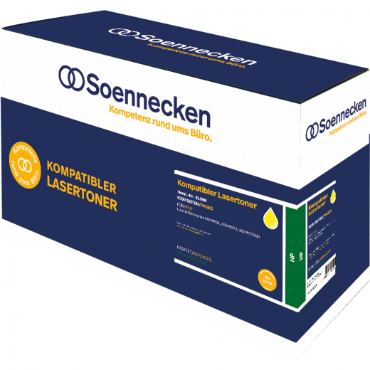 Soennecken Toner 81090 wie HP CE402A 507A gelb, - 102132010