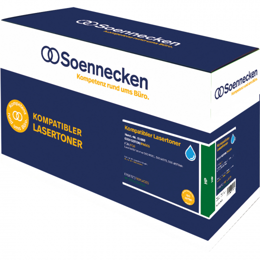 Soennecken Toner 81088 wie HP CE401A 507A cyan, - 102132050