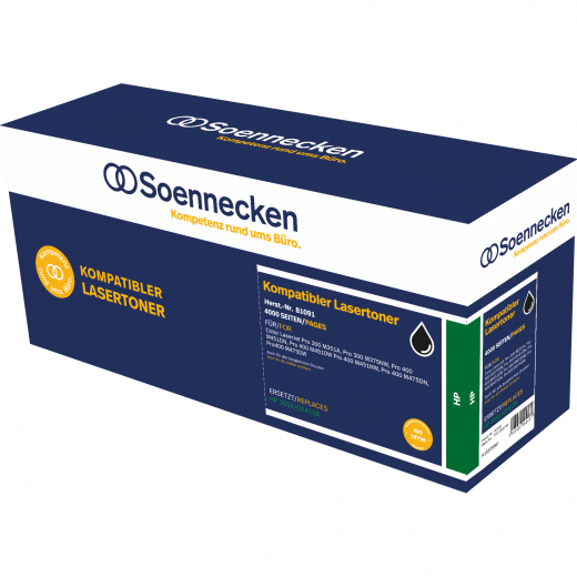 Soennecken Toner 81091 wie HP CE410X 305X schwarz, - 102132490