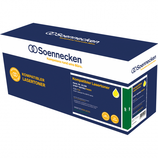 Soennecken Toner 81106 wie HP CF382A 312A gelb, - 102133810