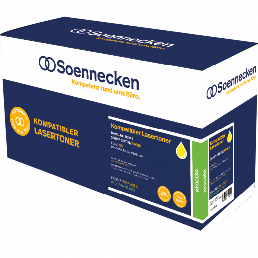 Soennecken Toner 85042 wie Kyocera TK-580Y gelb, - 102279210