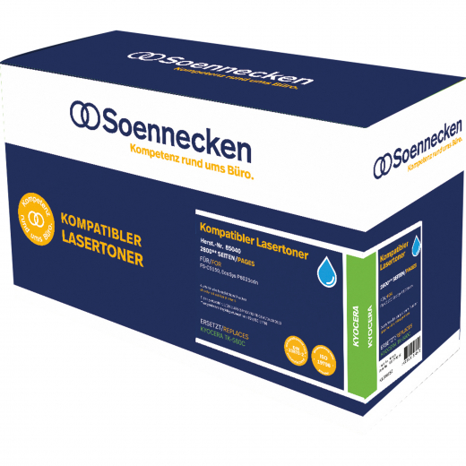 Soennecken Toner 85040 wie Kyocera TK-580C cyan, - 102279250