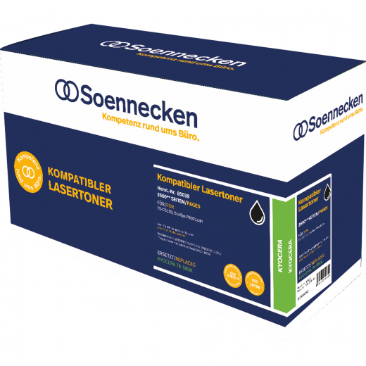 Soennecken Toner 85039 wie Kyocera TK-580K schwarz, - 102279290