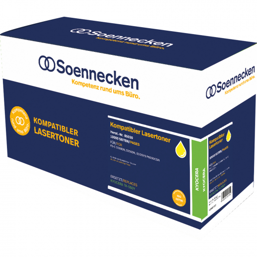 Soennecken Toner 85030 wie Kyocera TK560Y gelb, - 102279710