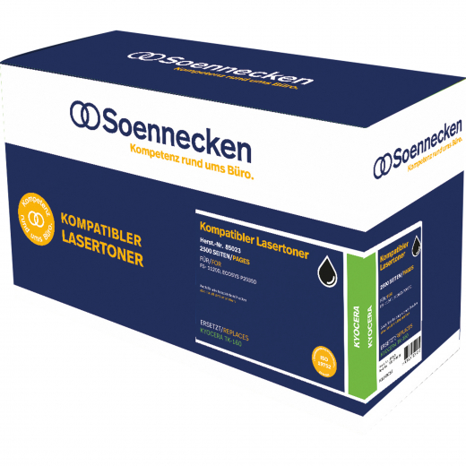 Soennecken Toner 85023 wie Kyocera TK-160 schwarz, - 102279990