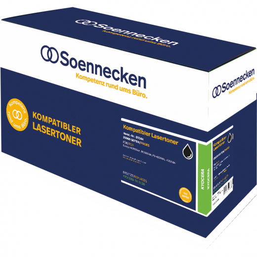 Soennecken Toner 85044 wie Kyocera TK-3130 schwarz, - 102282390