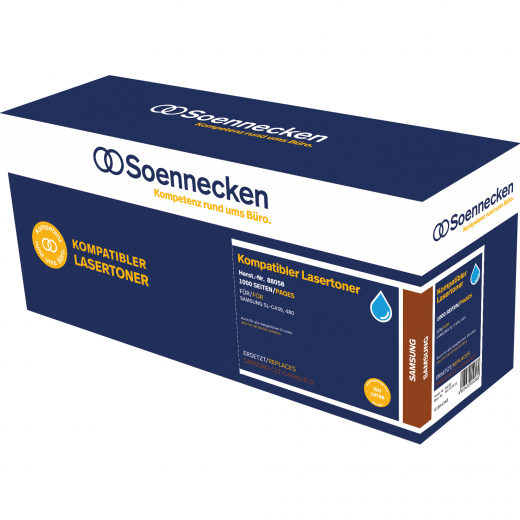 Soennecken Toner 88058 wie Samsung CLT-C404S/ELS C404S cyan, - 102715850