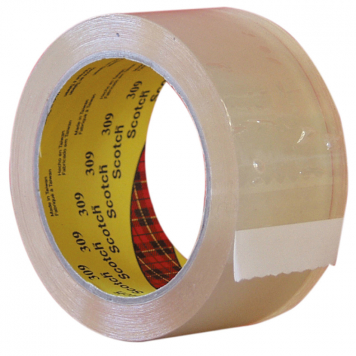 Scotch Packband  309T5066 50mmx66m tr, - 9000371