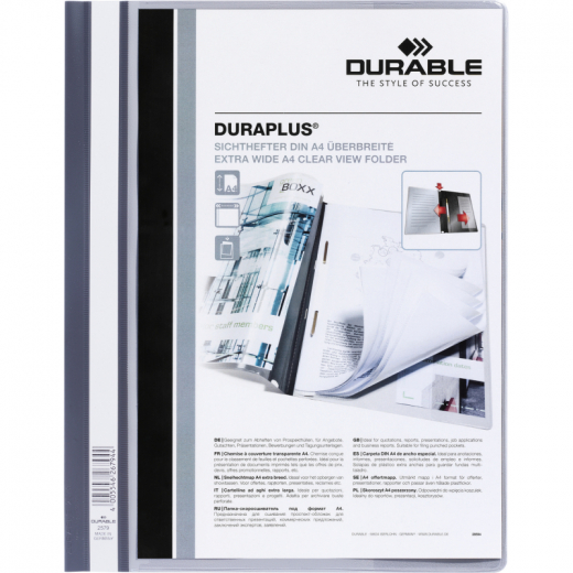 DURABLE Angebotshefter DURAPLUS 257910 A4 grau,