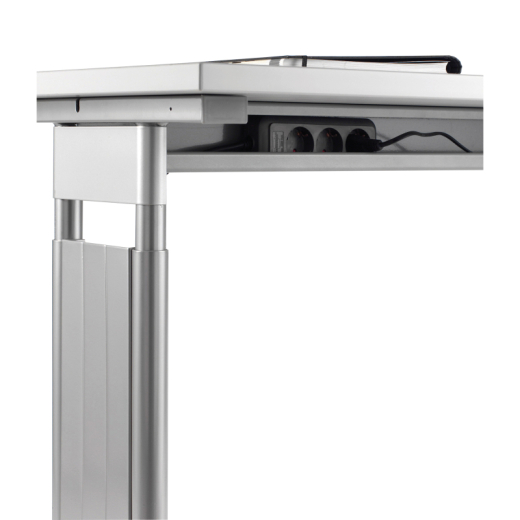Geramöbel Schreibtisch Flex rechts S-617305-AS C-Fuß ah/si, - 815014279