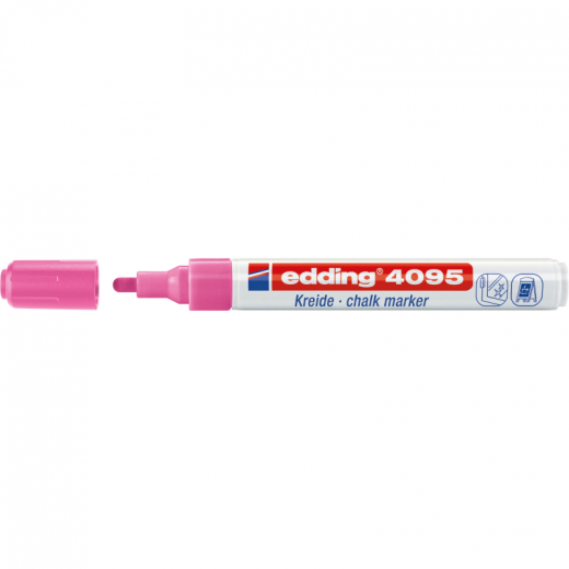 edding Kreidemarker 4095  4-4095069 2-3mm Rundspitze neonpink, - EDD4095PI