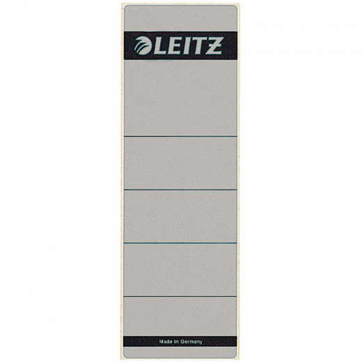 Leitz Ordneretikett 16421085 kurz/breit Papier gr 100 St./Pack., - LEI16421GR