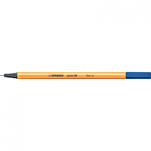 STABILO Fineliner point 88 88/41 0,4mm blau, - SCH8841