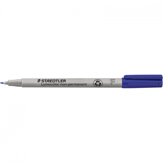 STAEDTLER Folienstift Lumocolor 316-3 0,6mm non-permanent blau, - STA316BL