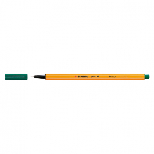 STABILO Fineliner point 88 88/53 0,4mm tannengrün, - SCH8853