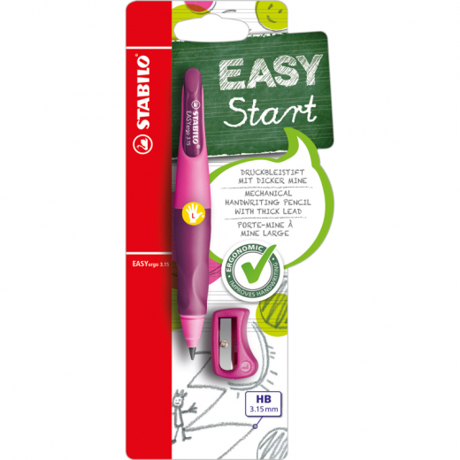 STABILO Druckbleistift EASYergo B-46864-3 li pink/lila,