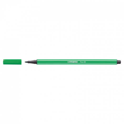 STABILO Fasermaler Pen 68/36 M 1mm Rundspitze smaragdgrün, - SCH6836