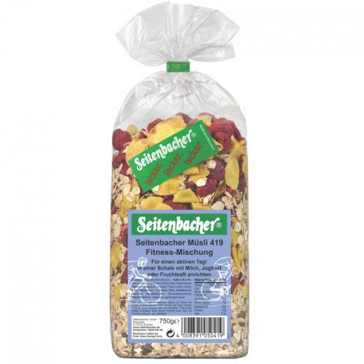 Seitenbacher Müsli 419 Fitness Mischung 50419 750g, - 492174300