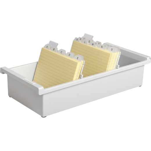 HAN Karteitrog 956-0-11 DIN A6 quer max. 1300Karten lichtgrau,