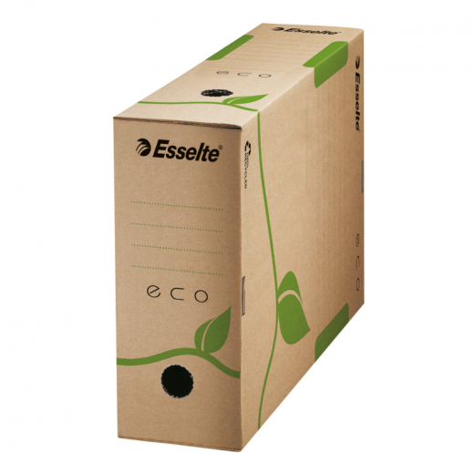 Esselte Archivbox ECO 623917 10x32,7x23,3cm Karton naturbraun, - LEI623917