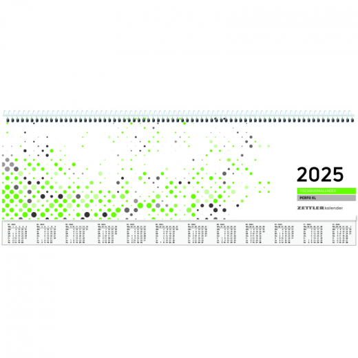 ZETTLER Tischquerkalender PERFO XL 137-0013 1W/2S,