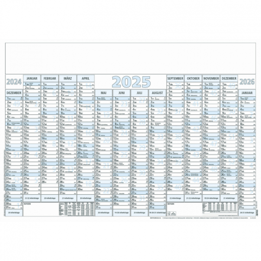 ZETTLER Plakatkalender 915-0015 14M/1S gerollt 5St., - 640053400