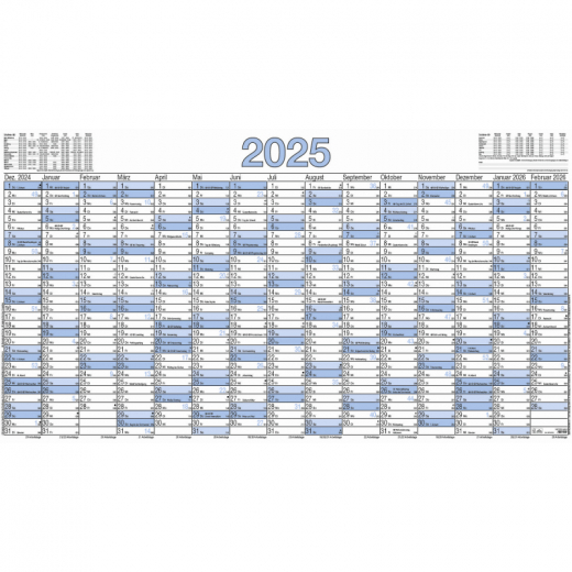 ZETTLER Plakatkalender 917-0015 15M/1S gerollt 5St., - 640053600