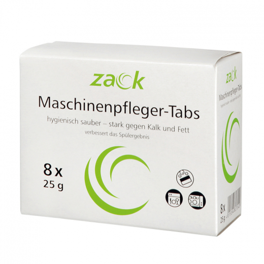 zack Maschinenreiniger Tabs 96692 25g 8 St./Pack, - 495028900