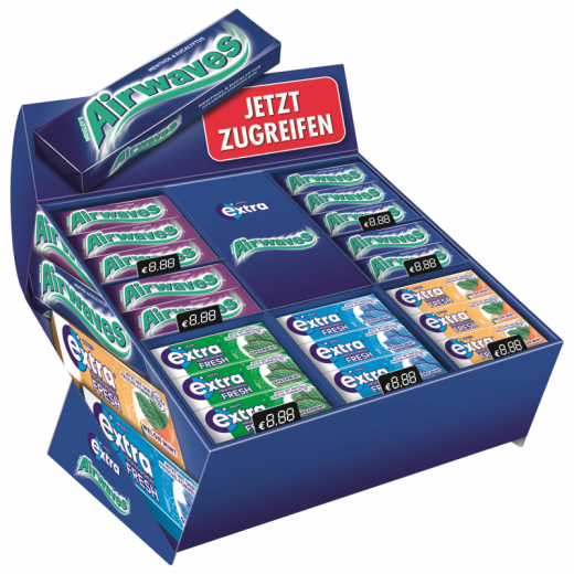 WRIGLEYS EXTRA Kaugummi 457300 Topseller sortiert 42St., - 492171300