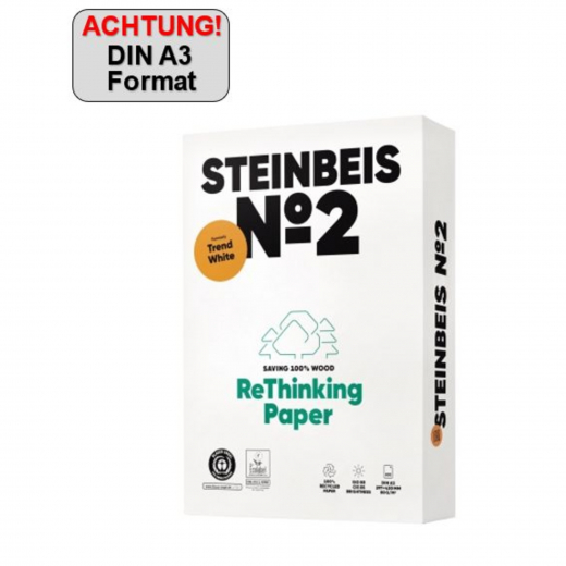 Steinbeis Kopierpapier No.2 ISO 80 K1501666080B A3 500Bl., - 110019701