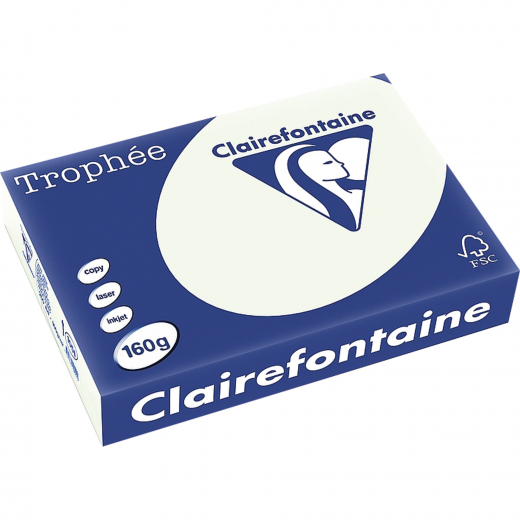 Clairefontaine Kopierpapier 1051C 025601610601 A4 160g lindgn 250Bl, - 110082664