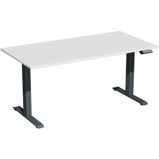 Geramöbel Tisch Elevate Basic 1600x800x730-1230mm an/lgr, - 810069281