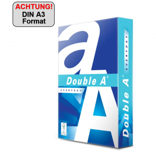 Double A Kopierpapier Everyday S127077 A3 70g 500Bl, - 110277101