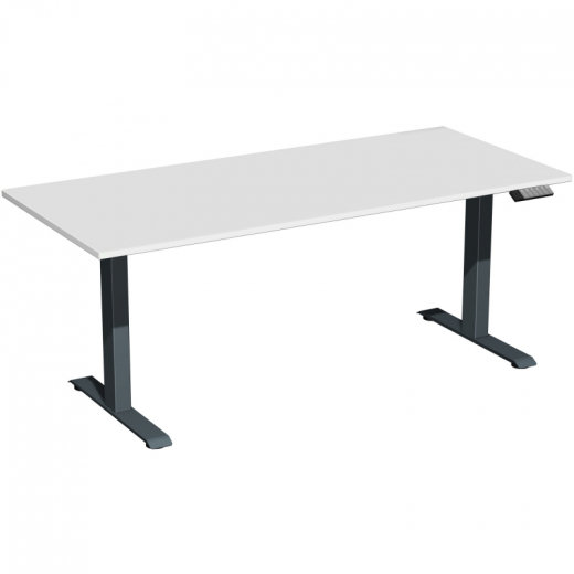 Geramöbel Tisch Elevate Basic 1800x800x730-1230mm an/lgr, - 810069581