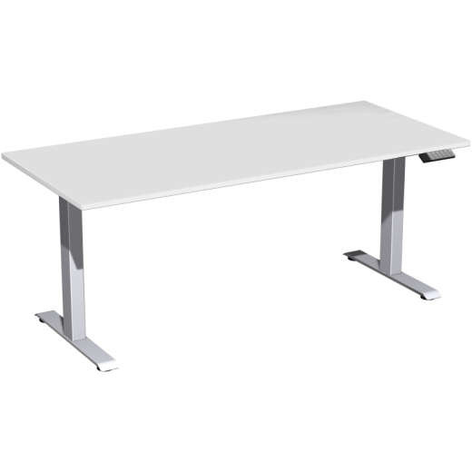Geramöbel Tisch Elevate Basic 1800x800x730-1230mm si/lgr, - 810069781