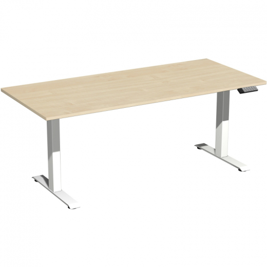 Geramöbel Tisch Elevate Basic 1800x800x730-1230mm ws/ah, - 810069679