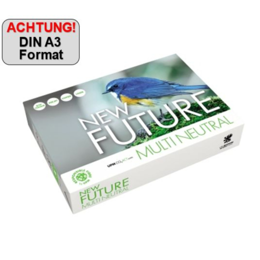 New Future Kopierpapier 95207B80B 80g A3 500Bl.,